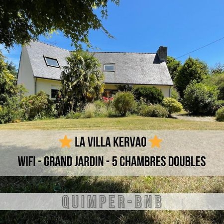 La Kervao - Maison 5 Chambres - Jardin - Terrasse - Internet 坎佩尔 外观 照片